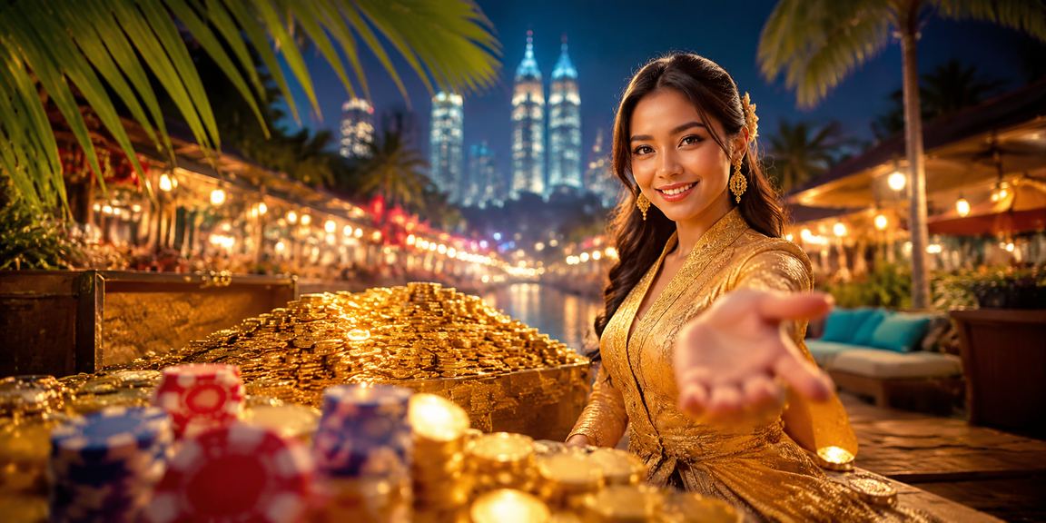 Wanita berbaju kebaya menikmati hiburan kasino di Kuala Lumpur