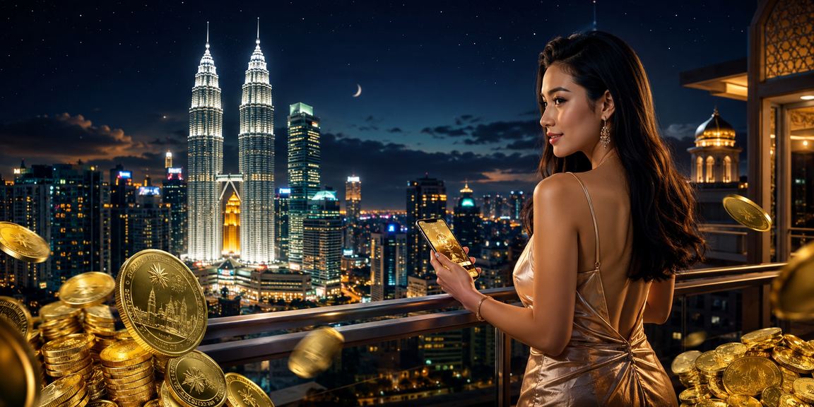 Pengguna Kuala Lumpur mengakses kasino dalam talian melalui telefon pintar